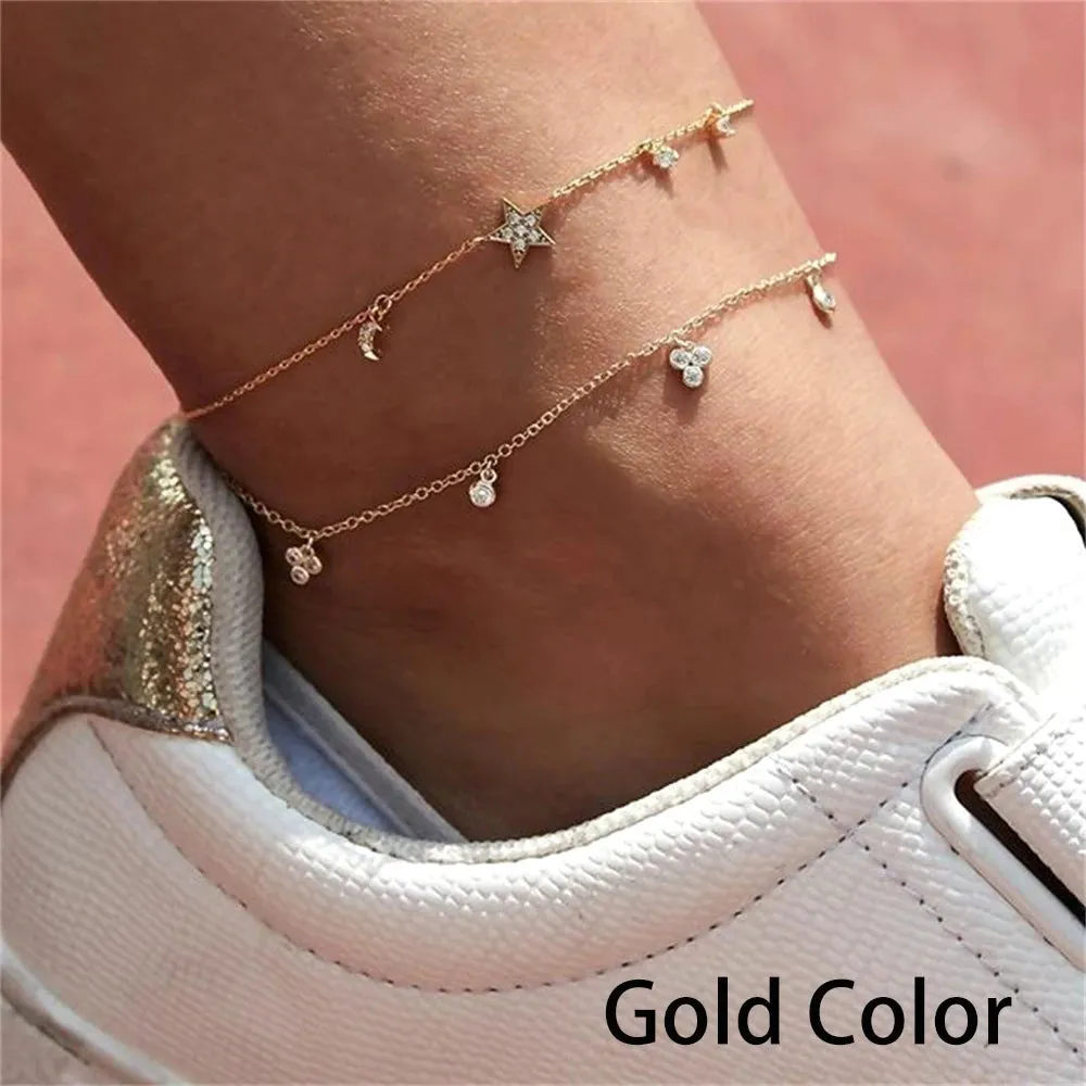 Jewellery - Bohemian Charm Anklet Set - New