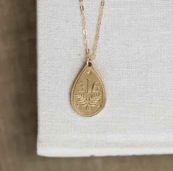 John 3:16 - 22" Original Pendant Necklace