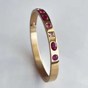 Kaleidoscope Magenta Bangle Cuff