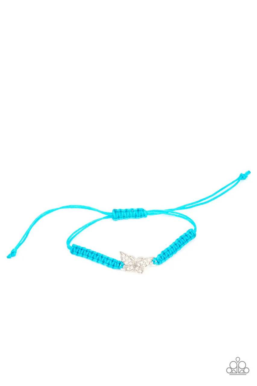 Kids' Starlet Shimmer Butterfly Pull-Cord Bracelet Set