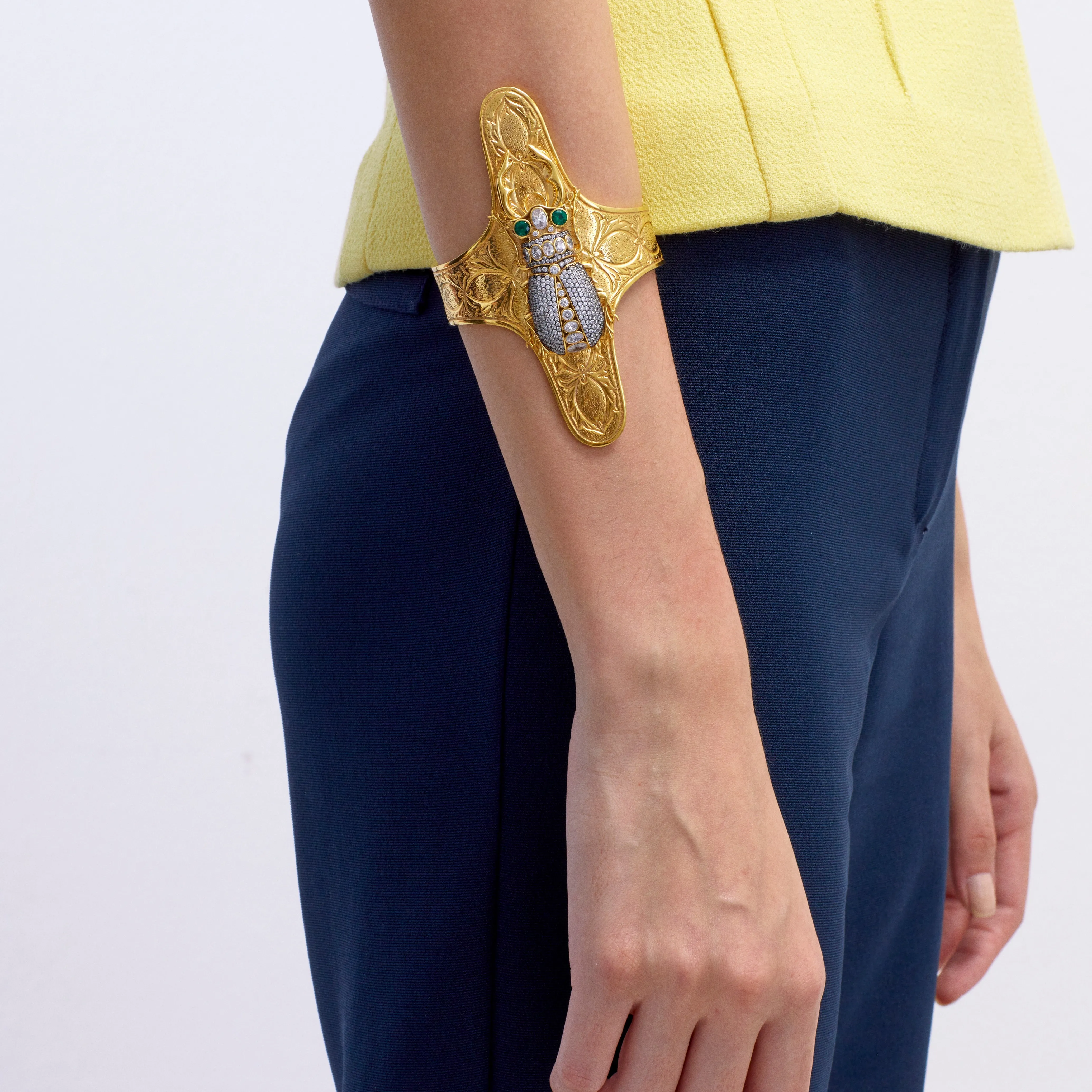 KING BEETLE CROSS CUFF