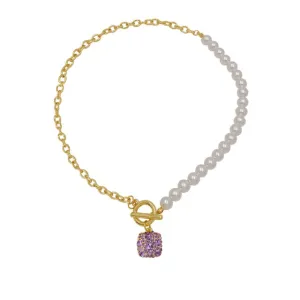 Korean Style Pearl Choker Multilayer Necklace for Women