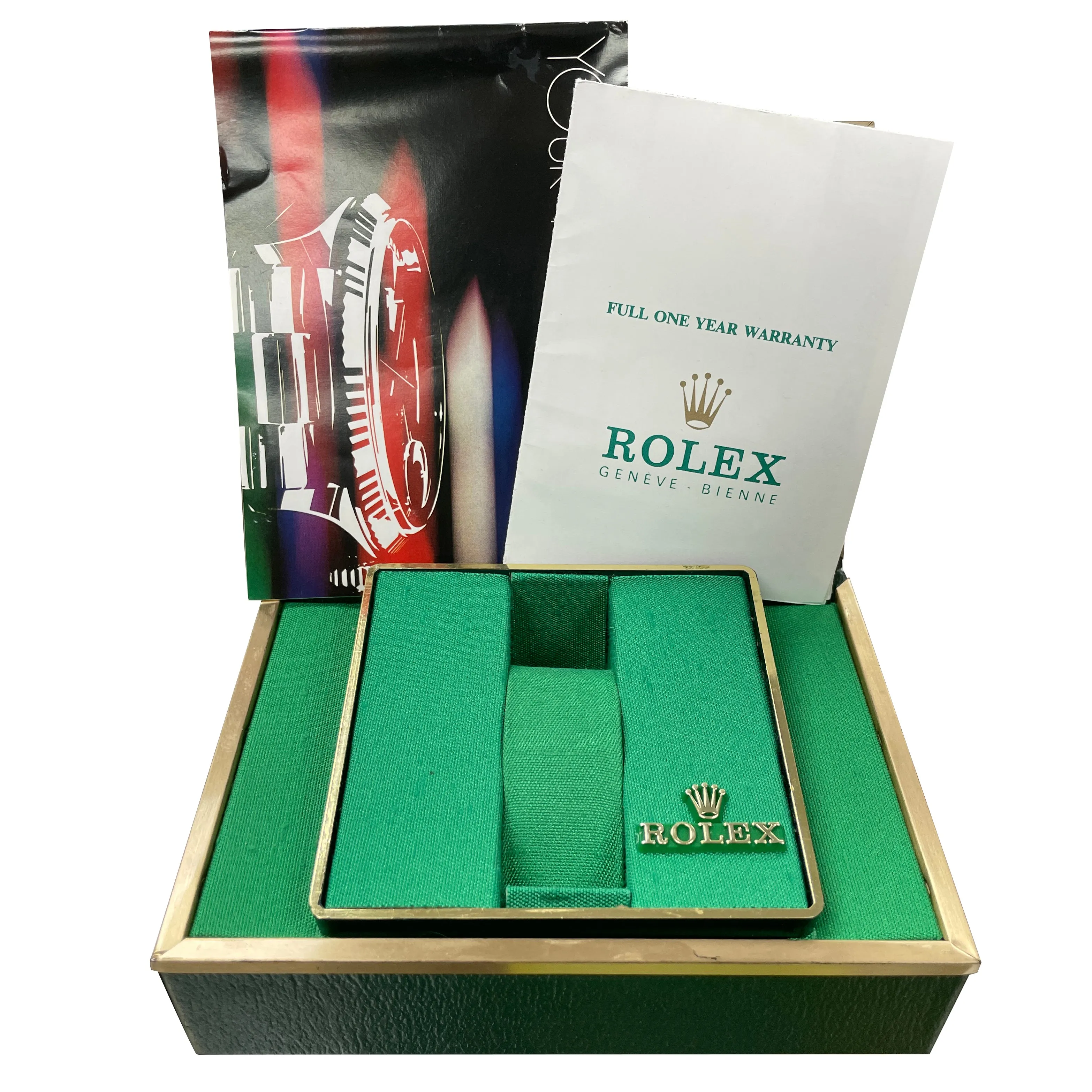 Ladies Rolex Oyster Perpetual 24mm Jubilee Champagne 18K Steel 6719 BOX PAPERS