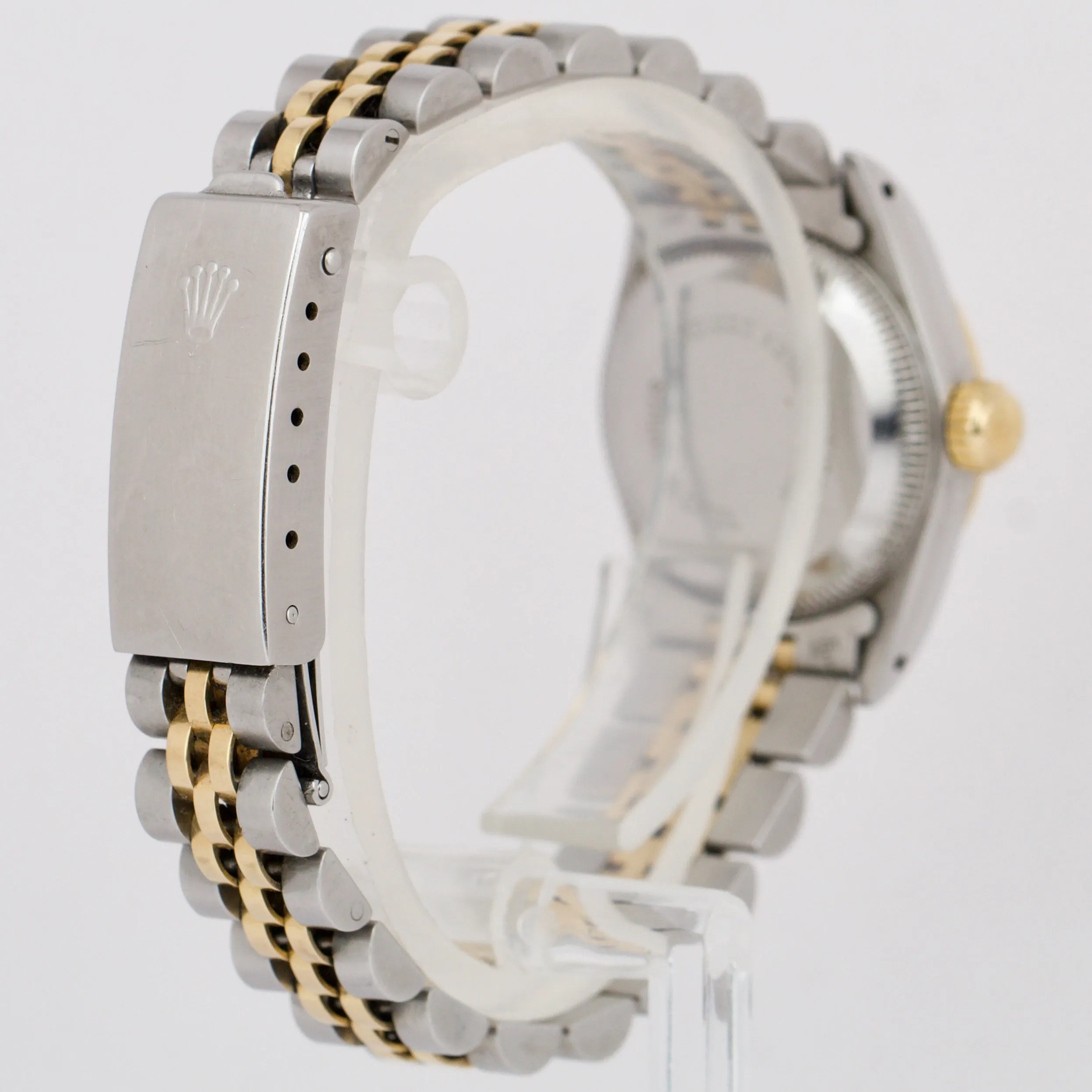 Ladies Rolex Oyster Perpetual 24mm TwoTone Gold CHAMPAGNE Jubilee Watch 67193 BP