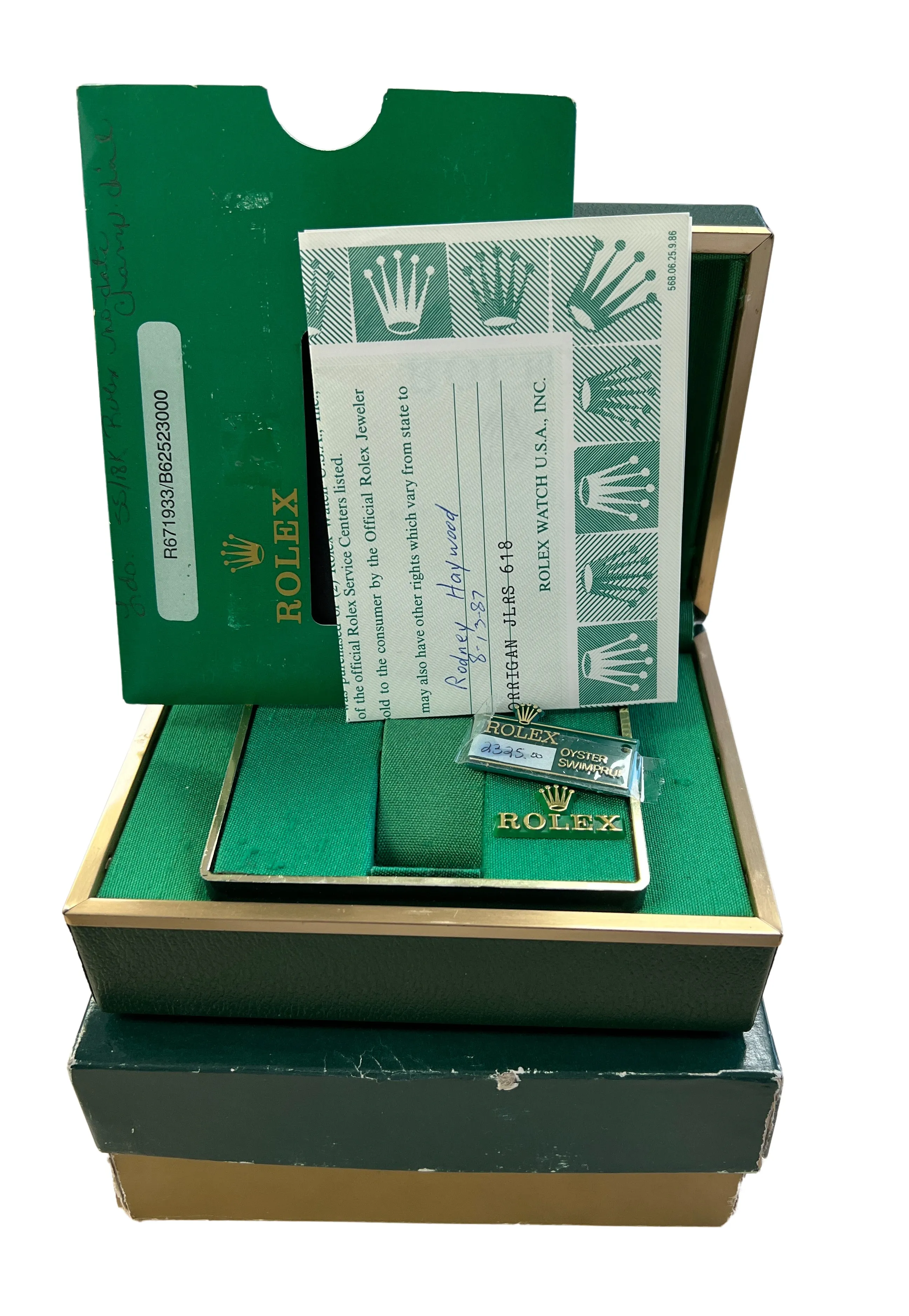 Ladies Rolex Oyster Perpetual 24mm TwoTone Gold CHAMPAGNE Jubilee Watch 67193 BP