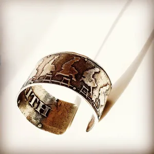 Leap of Faith - bronze cuff
