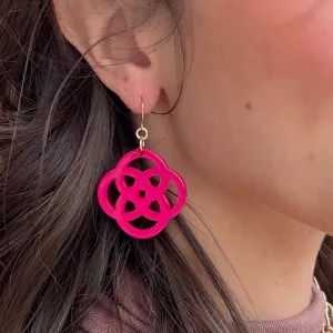 Lena Clover Drop Resin Earrings