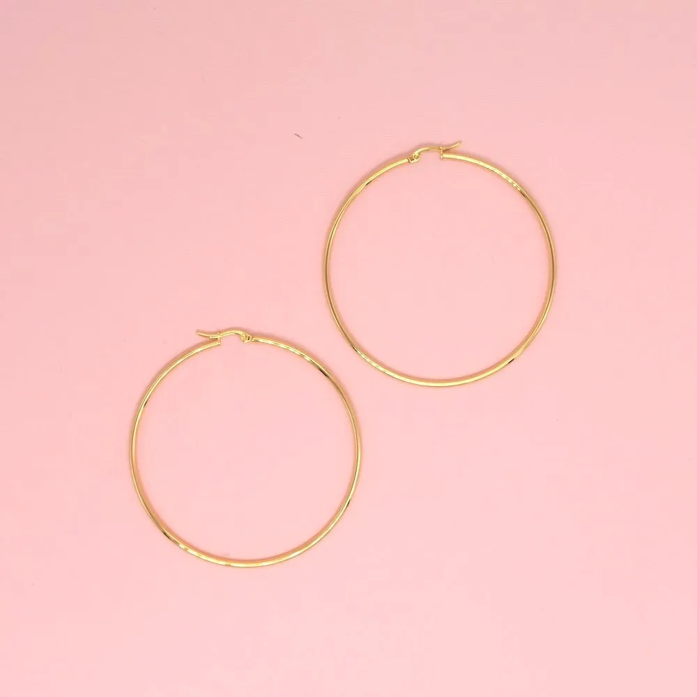 Linea 55MM Hoop Earring