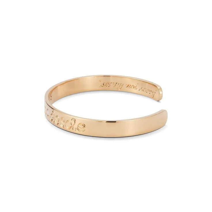 Love Notes Desole Non Desole Diamond Cuff