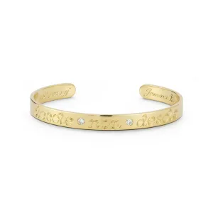 Love Notes Desole Non Desole Diamond Cuff