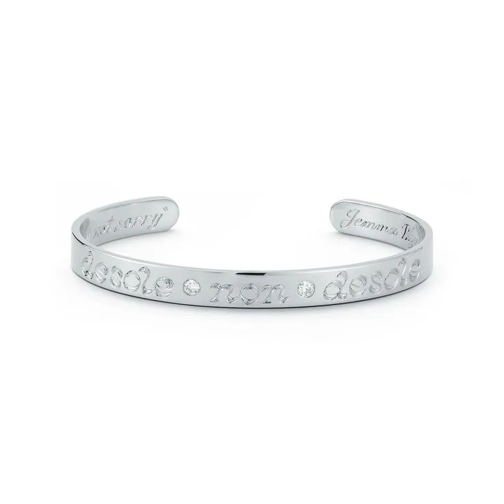 Love Notes Desole Non Desole Diamond Cuff