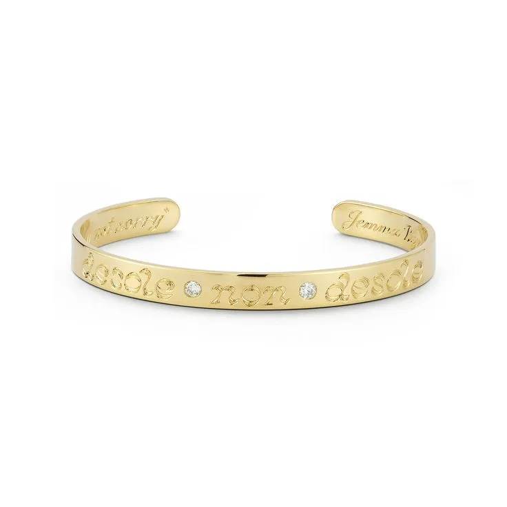 Love Notes Desole Non Desole Diamond Cuff