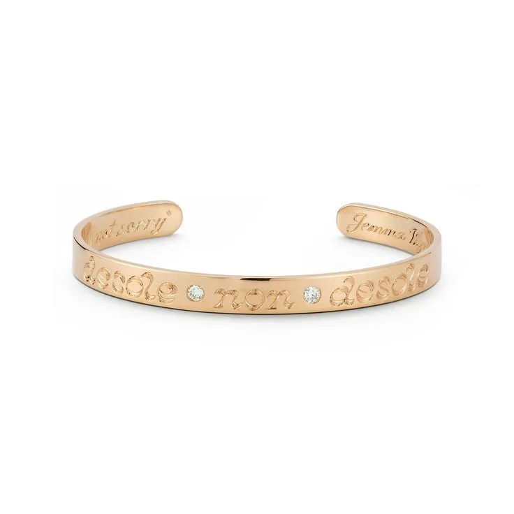Love Notes Desole Non Desole Diamond Cuff