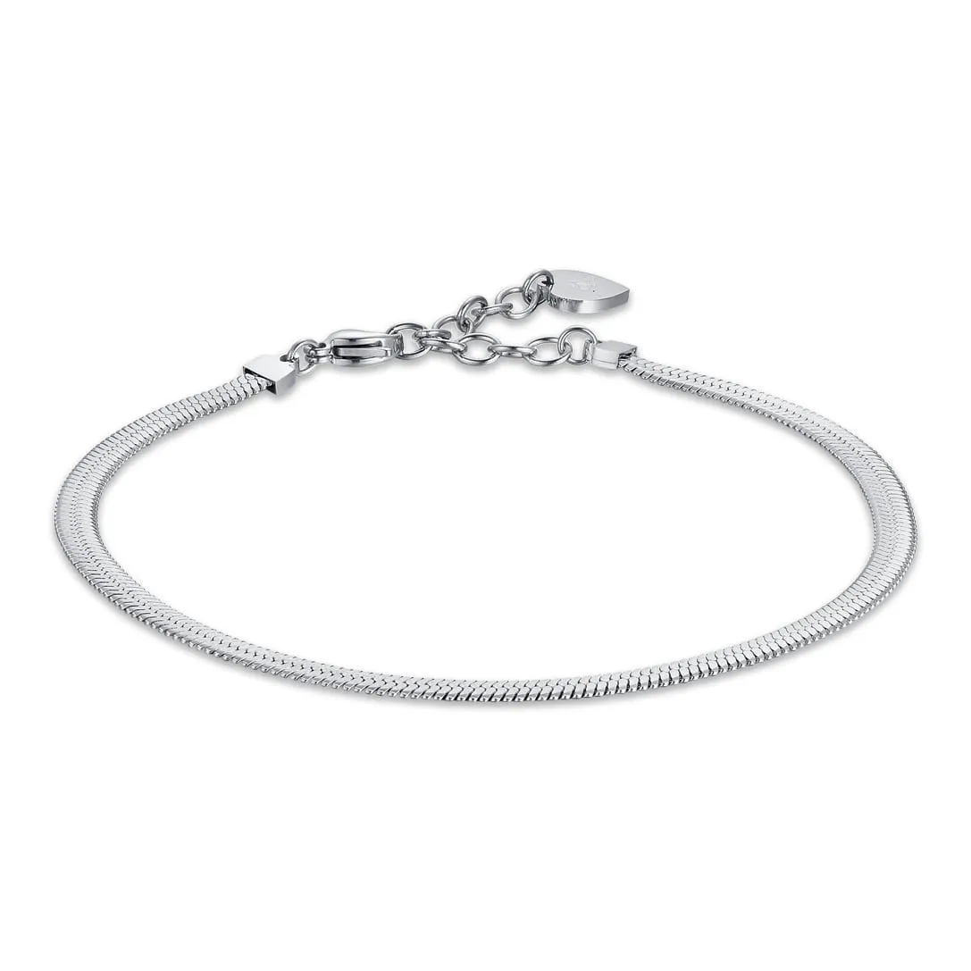 Luca Barra Ladies Steel Anklet