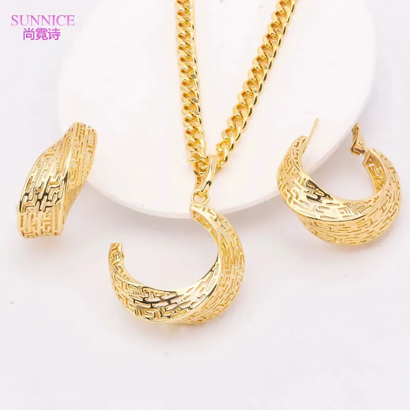 Luxury 18k Gold Plated Jewelry Set