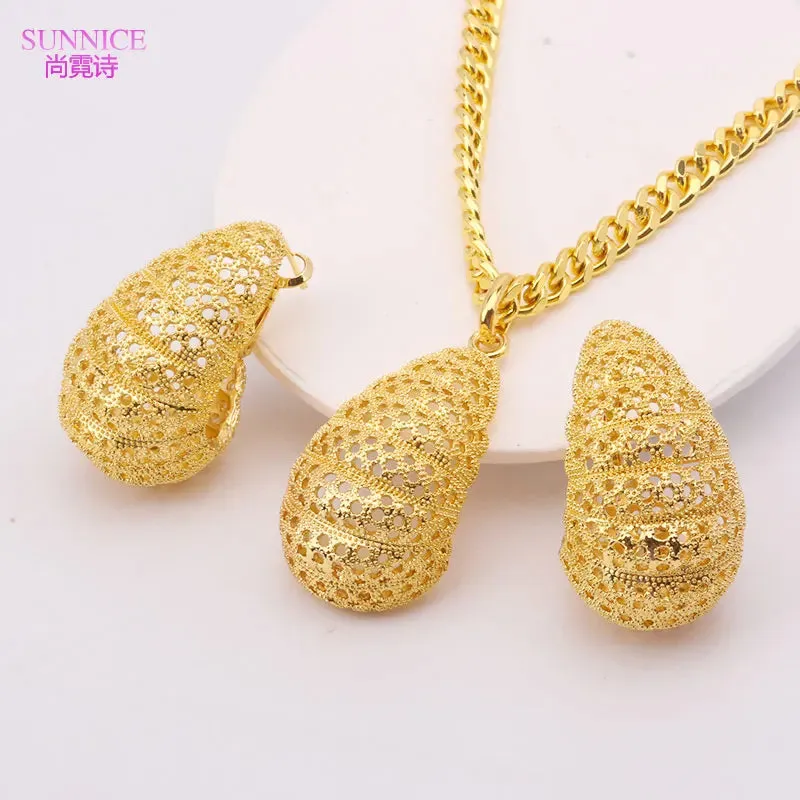 Luxury 18k Gold Plated Jewelry Set