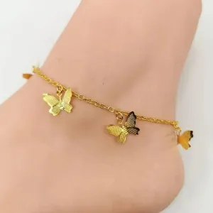 Luxury Modern Elegant Trend NEW Star Butterfly Anklets for Women Bohemian  Anklet Gold Silver Color Chain Jewelry For Hand and Leg