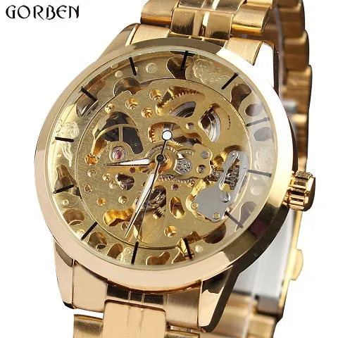 Luxury Silver Automatic Mechanical Watches