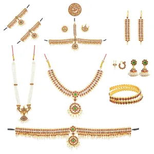 Magical Bharatanatyam Jewellery Set for Kids - Little Radha BDS-038