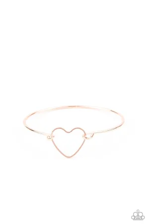 Make Yourself HEART Rose Gold Paparazzi Bracelet