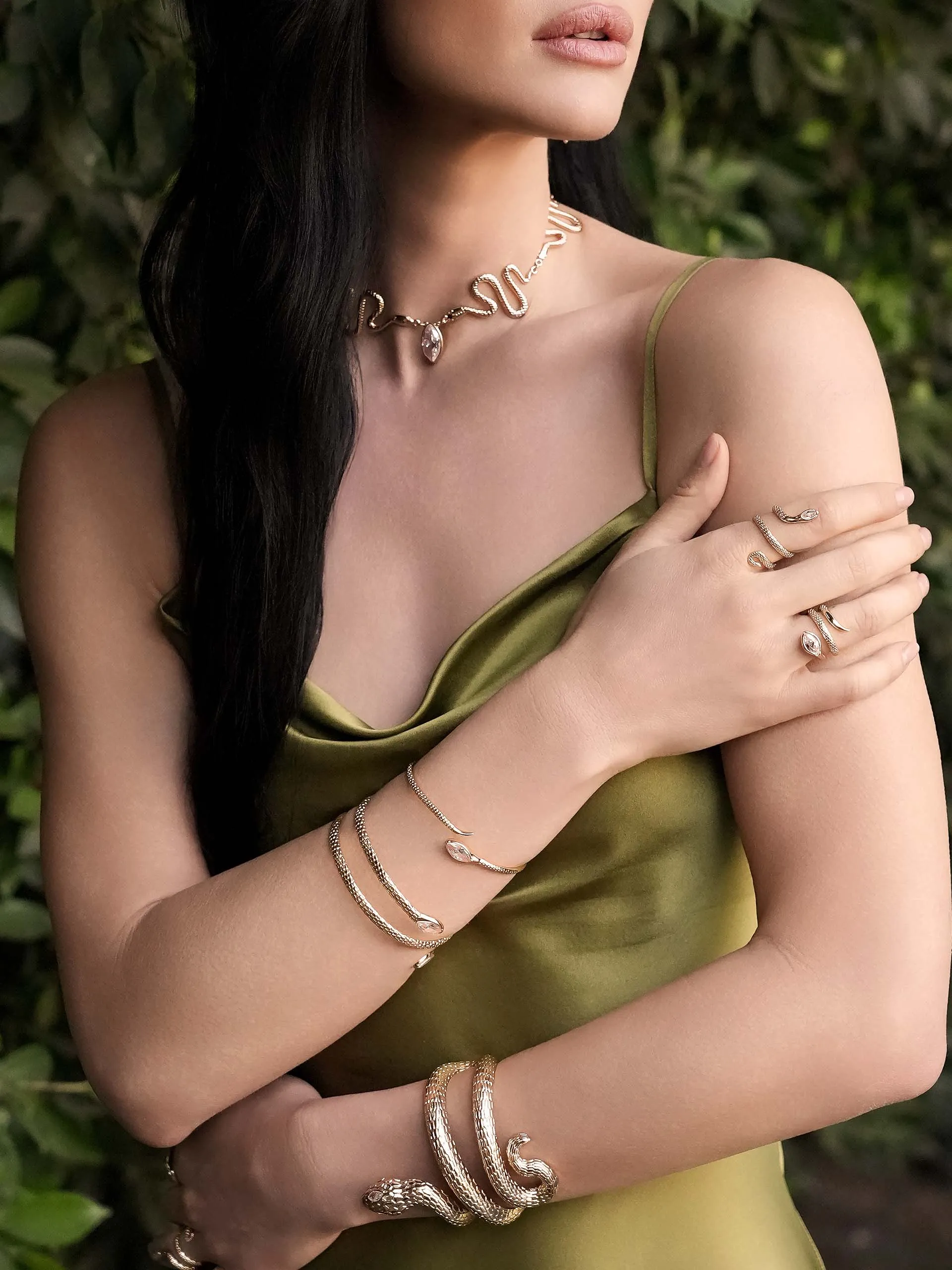 Marquise Crystal Cuff
