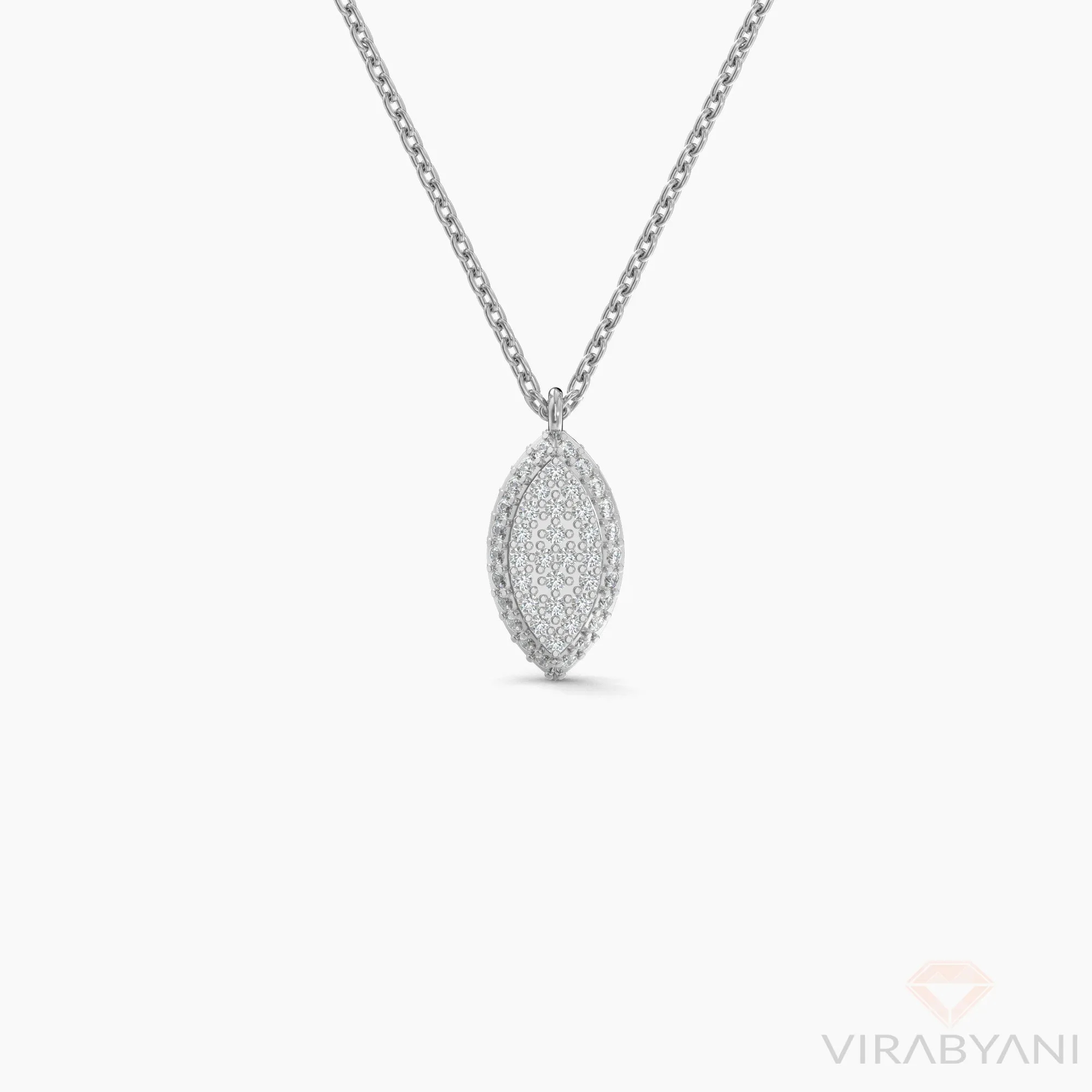 Marquise Shaped AMoré Pavé Necklace With 0.35ct. Diamonds