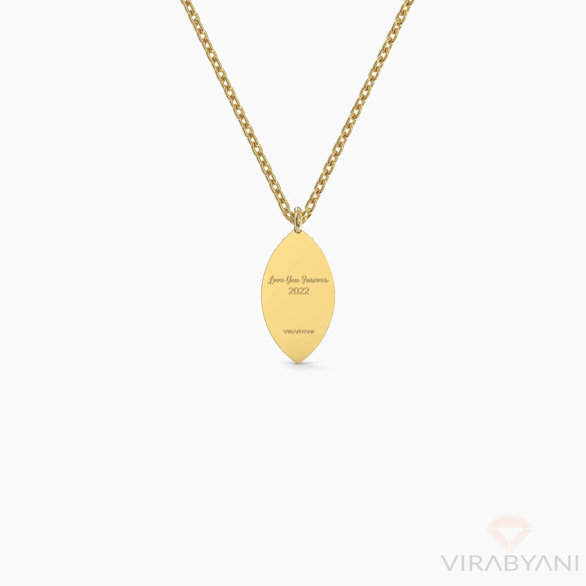 Marquise Shaped AMoré Pavé Necklace With 0.35ct. Diamonds
