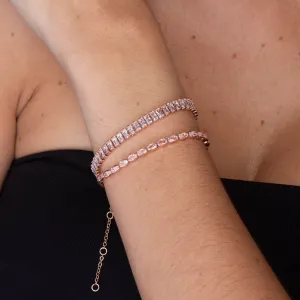Mason Baguette Tennis Zirconia Bracelet