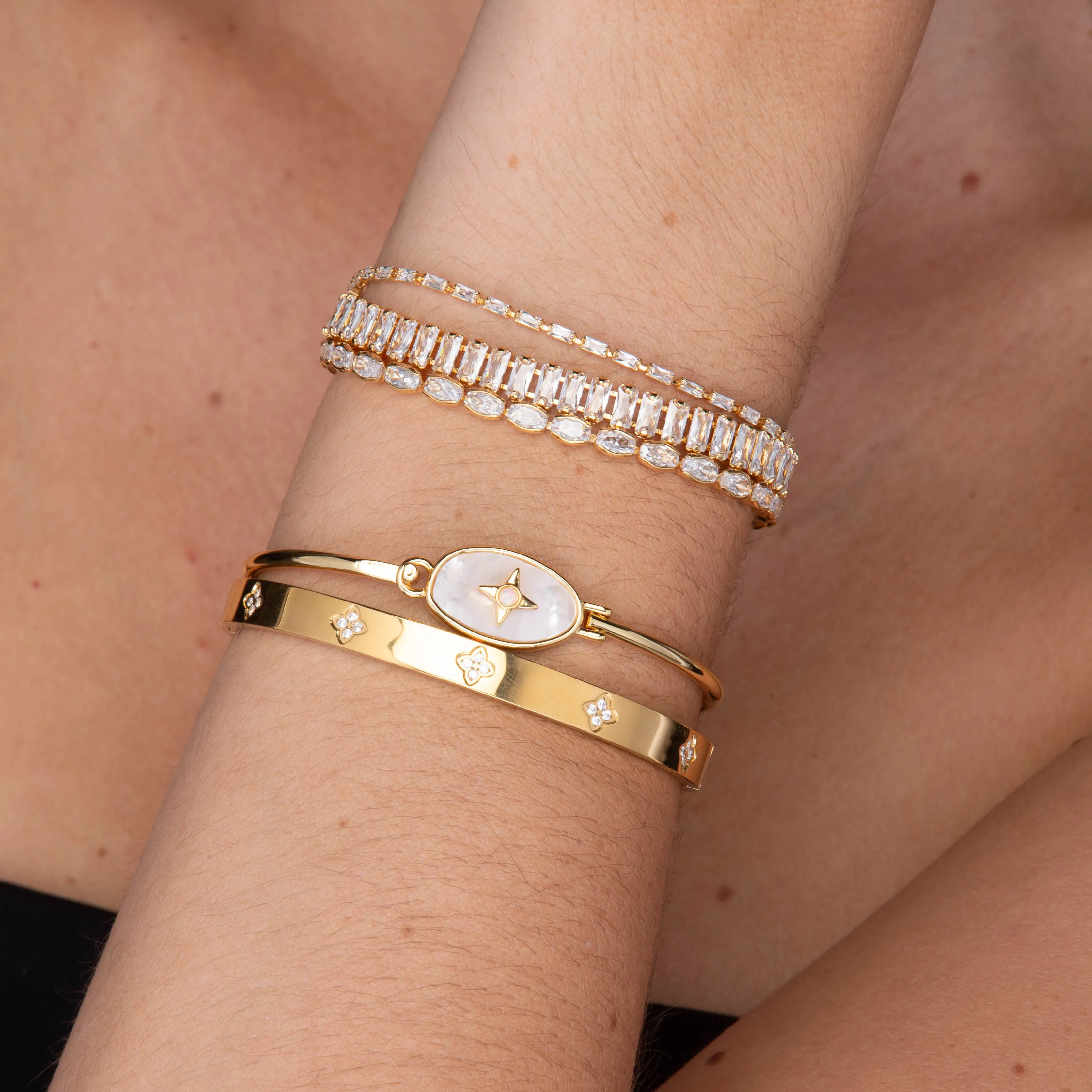 Mason Baguette Tennis Zirconia Bracelet