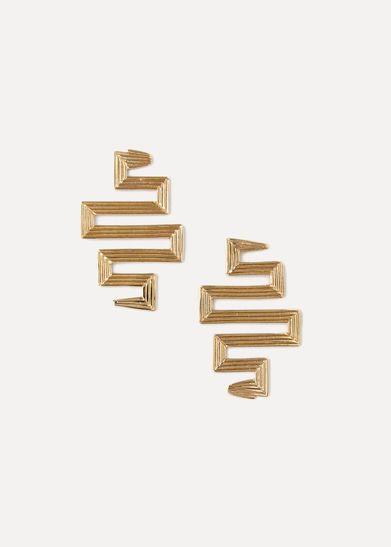 Meandering Snake Earrings