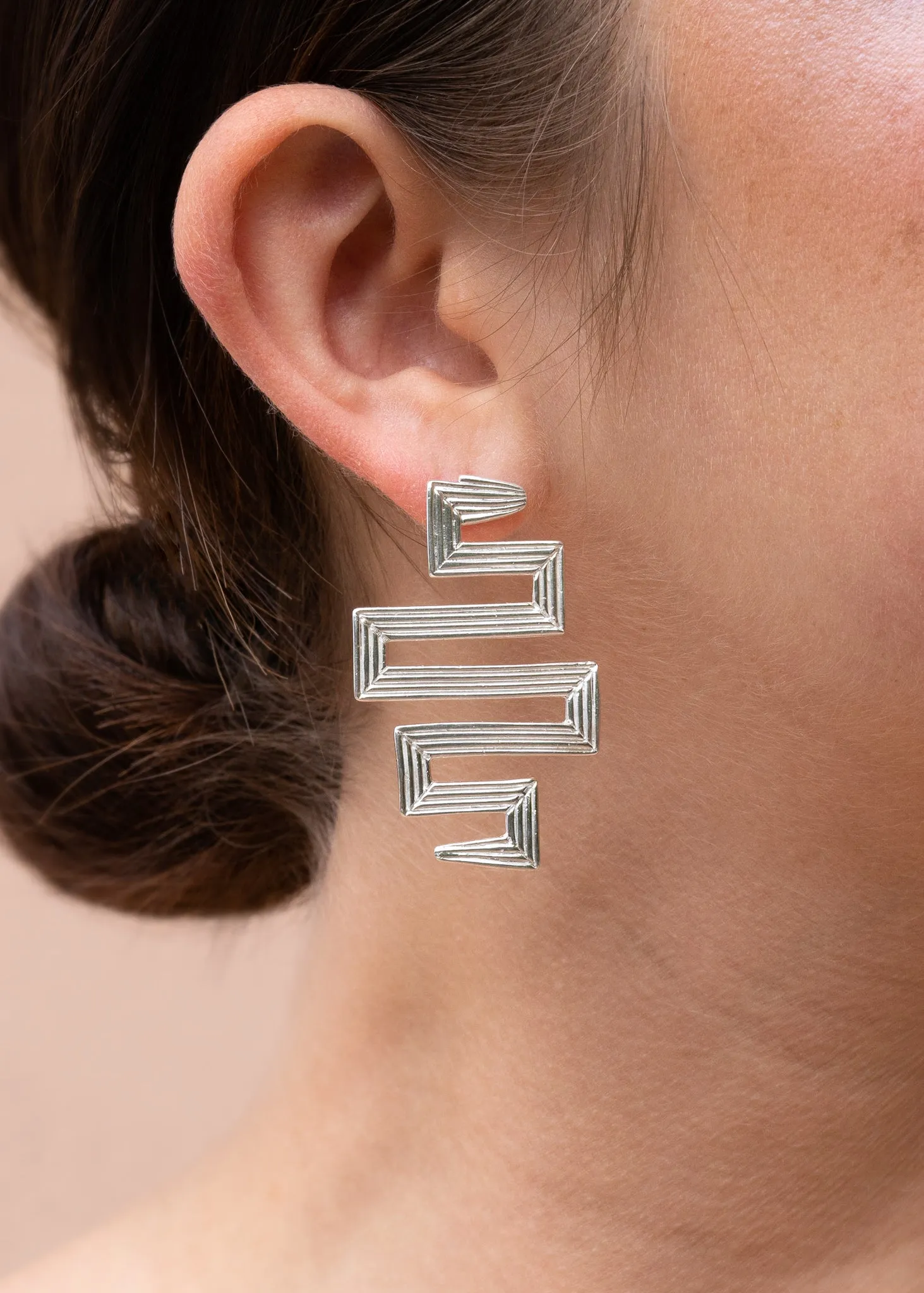 Meandering Snake Earrings