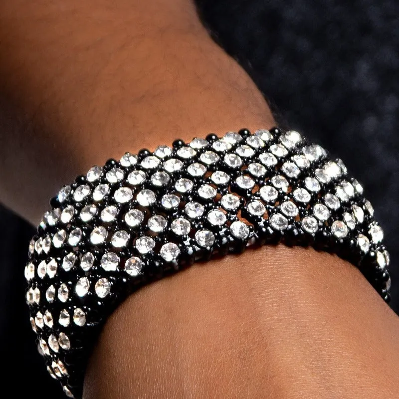 Meet me after dark rhinestone bracelet