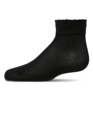 Memoi Crochet Ruffle Welt Anklet - MKF-1015