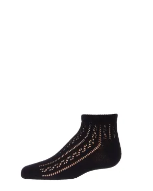 Memoi Girls Pelerine Cotton Blend Anklet Socks - Mkf-6034