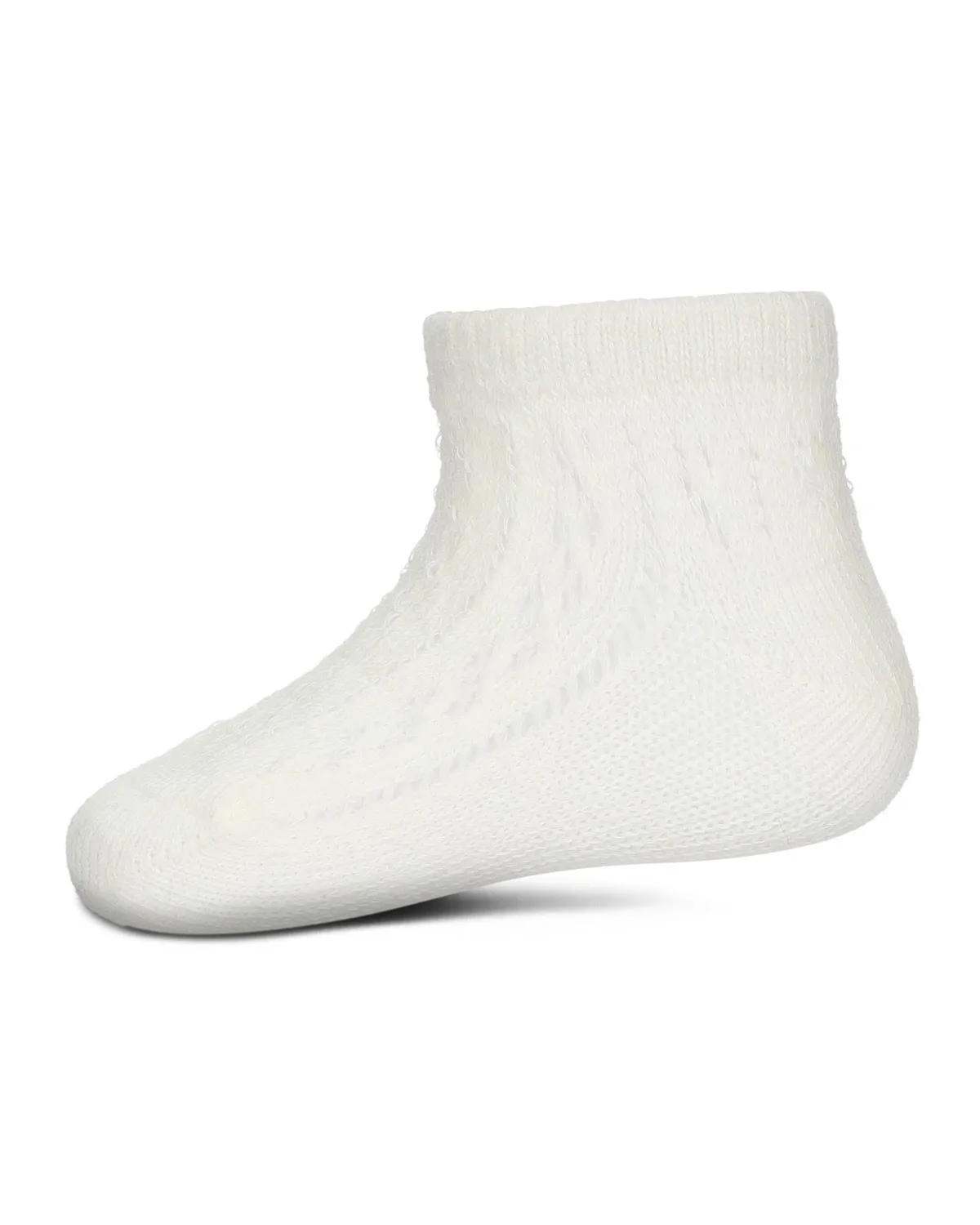 Memoi Girls Pelerine Cotton Blend Anklet Socks - Mkf-6034