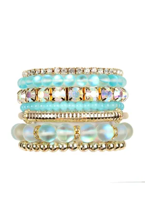 MERMAID GLASS STRETCH BRACELET