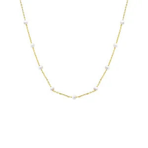 Mini Multi Pearl Embedded Necklace