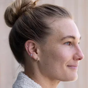 Mini Naz Hoop Earrings