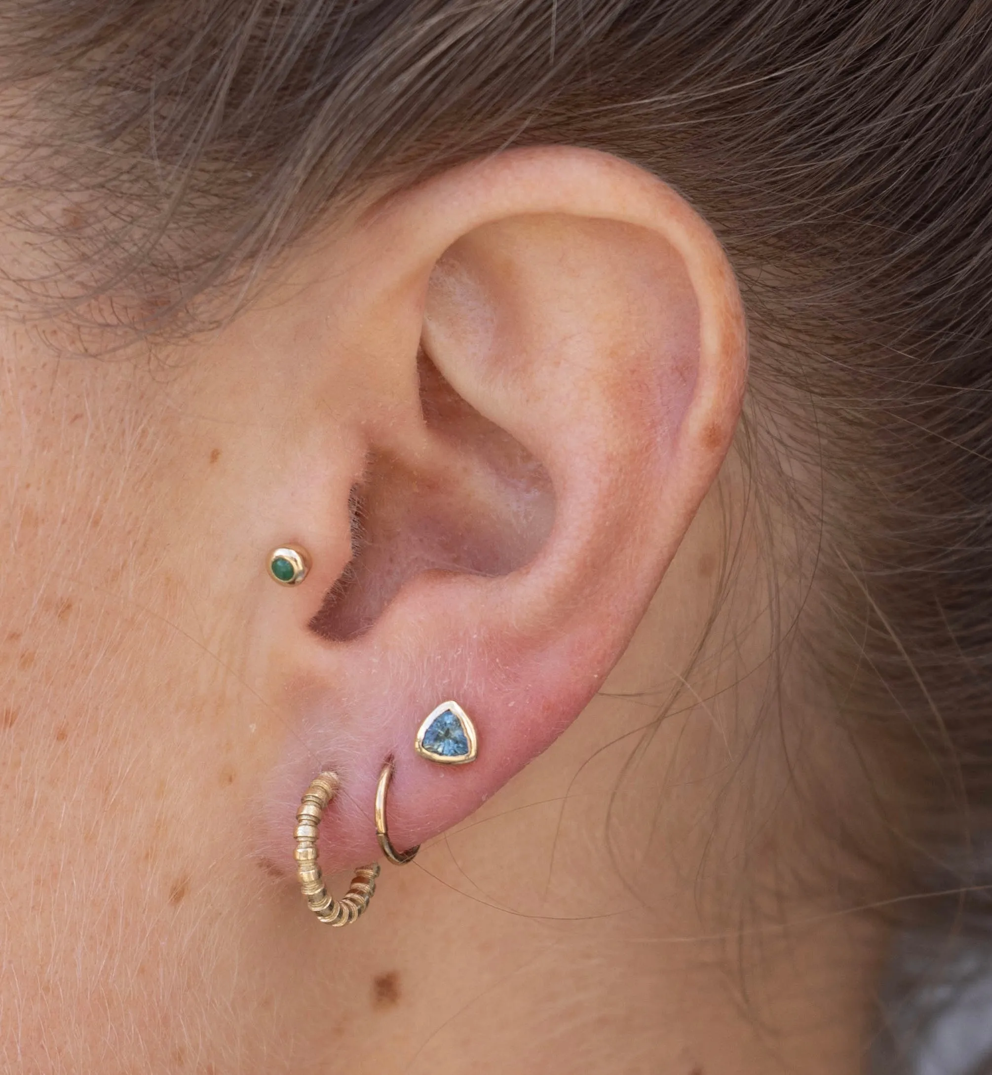 Mini Naz Hoop Earrings