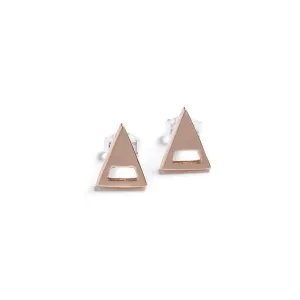 Mini Triangle stud earrings