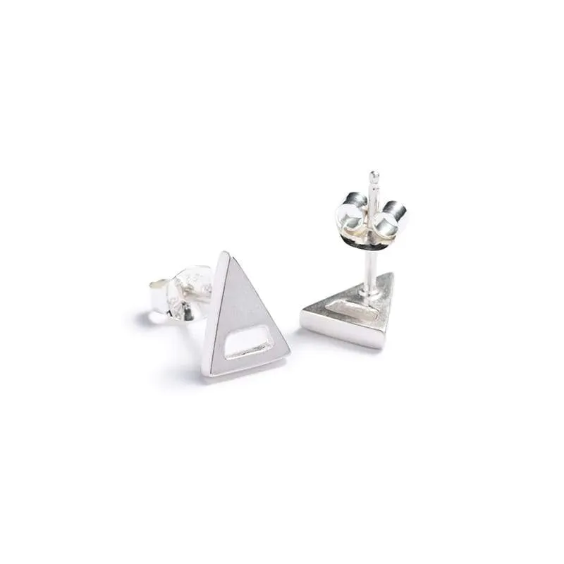 Mini Triangle stud earrings
