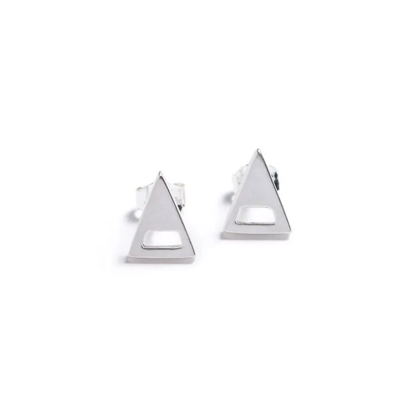 Mini Triangle stud earrings