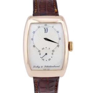 MINT PAPERS Dubey & Schaldenbrand Aerodyn Jump Hour 18K Gold 2K2AJGW Watch BOX
