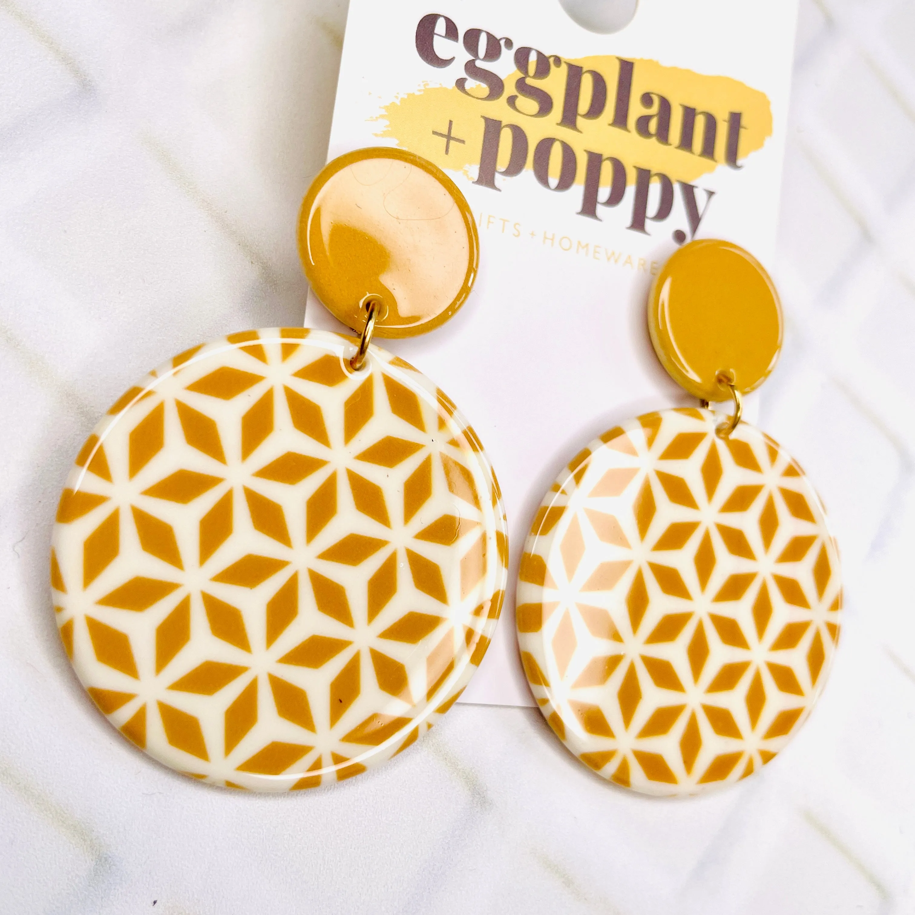 Neutral Geometric Earrings