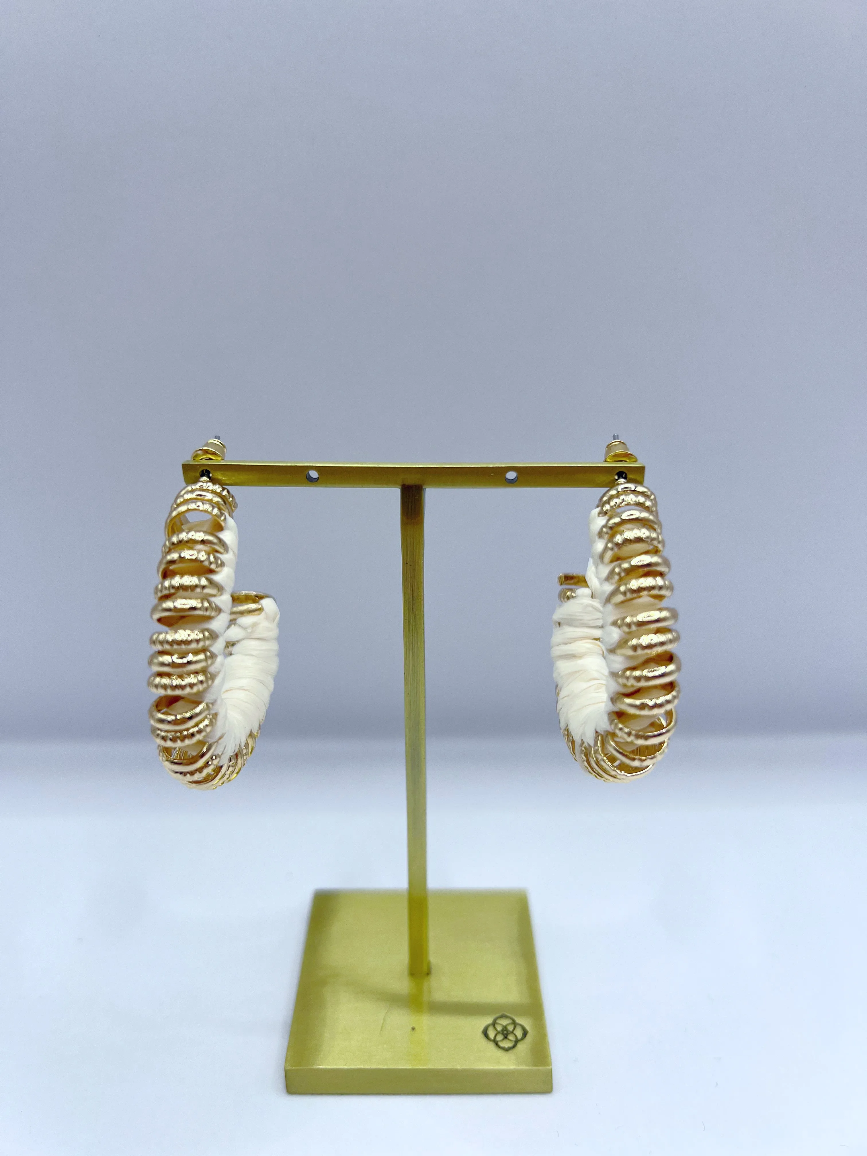 New Day Earrings, Ivory