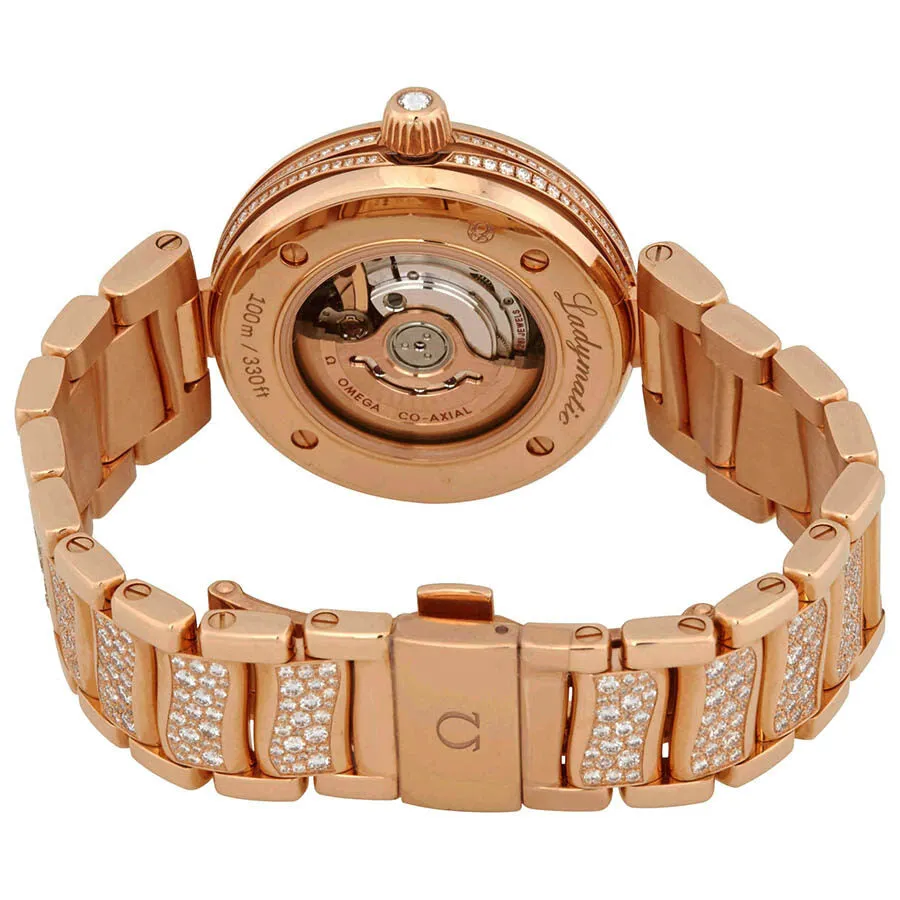 Omega De Ville Ladymatic 18kt Rose Gold Automatic Mother of Pearl Dial Ladies Watch 425.65.34.20.55.005