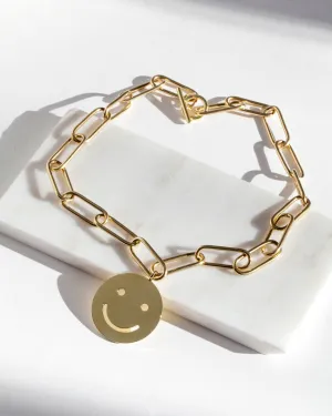 Oversized Smile Necklace