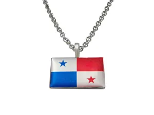 Panama Flag Pendant Necklace