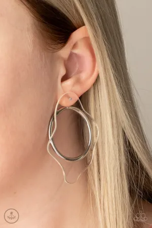 Paparazzi Clear The Way! Earrings White