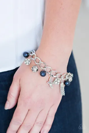 Paparazzi Lady Love Dove - Blue Pearls Bracelet